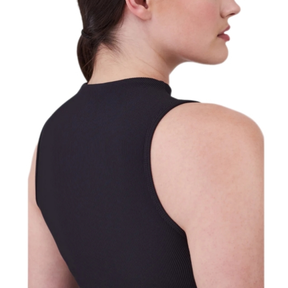 Spanx Contour Rib Mock Neck Tank - Picture 3 of 6